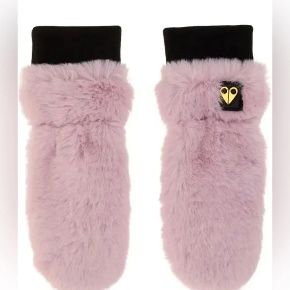 Moose Knuckles Cheever mittens lilac hint NWT